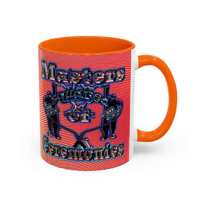 em cee squared - Accent Mug (yellow-orange wave)