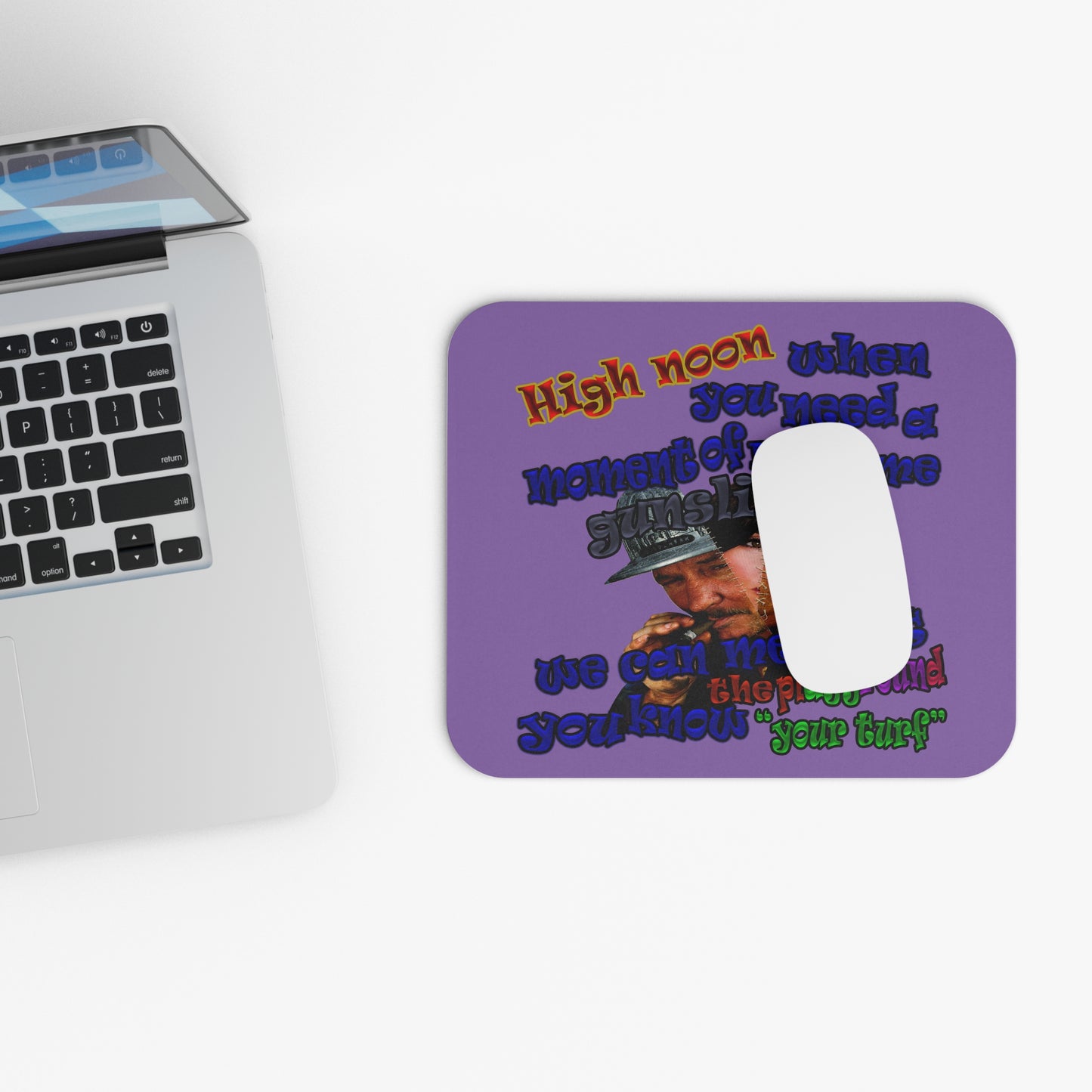 high noon - Mouse Pad (Rectangle) (light purple)