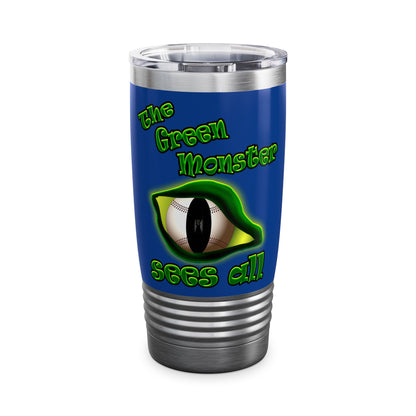 green monster - Ringneck Tumbler, 20oz (dark blue)