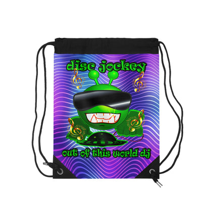 disc jockey - Drawstring Bag (purple wave)