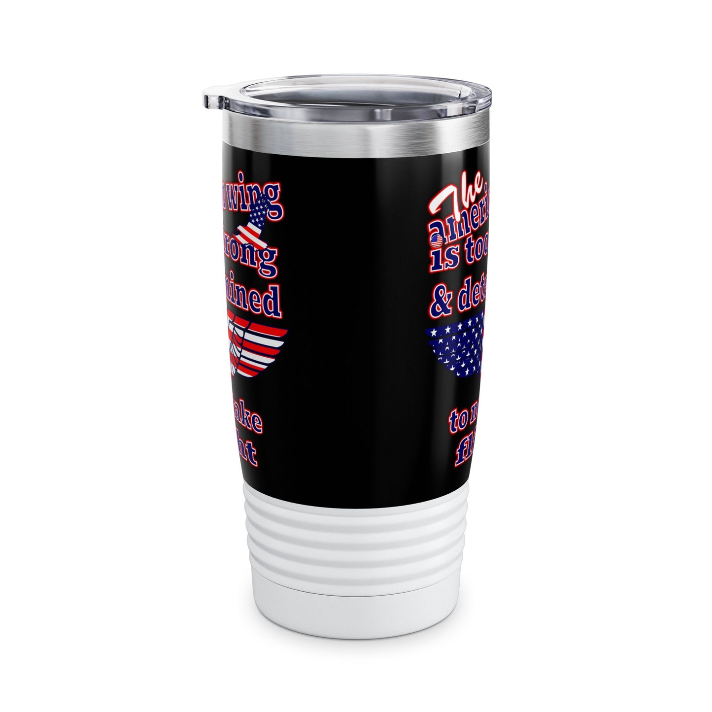 american wing - Ringneck Tumbler, 20oz (black)