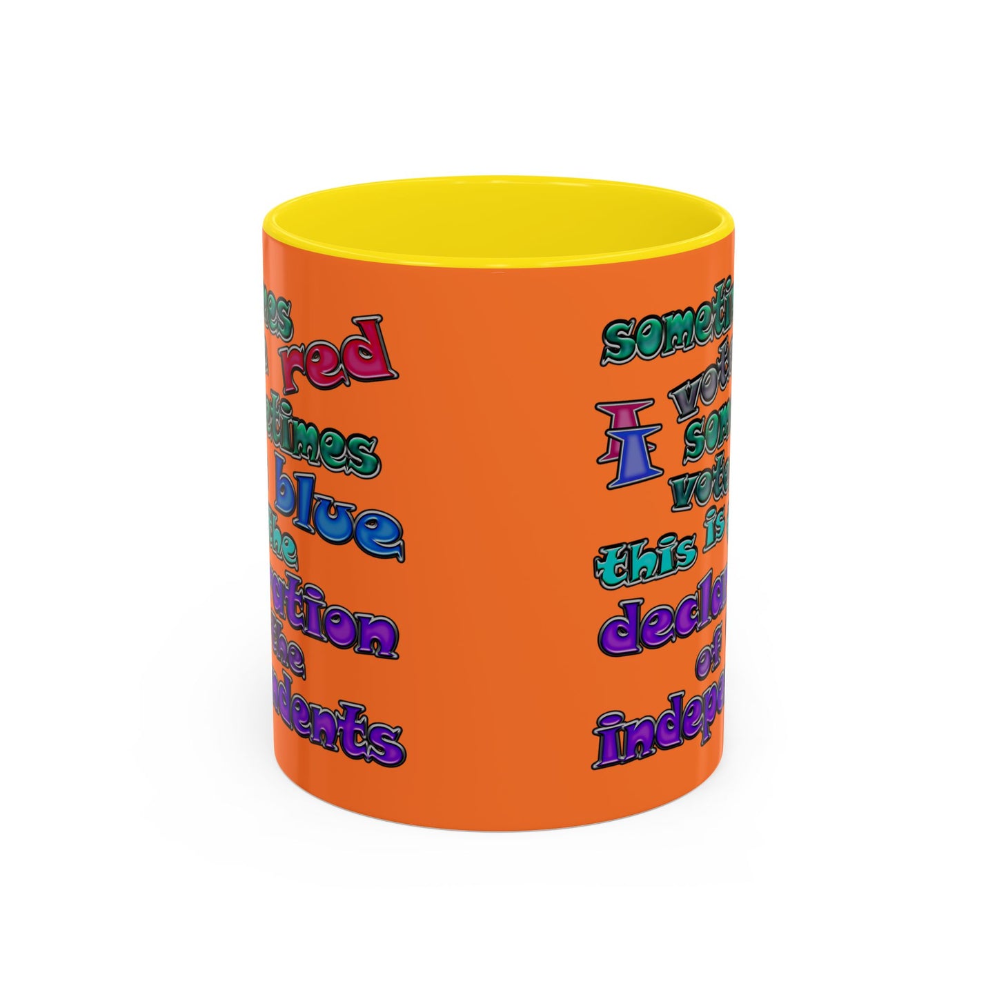 declaration of the independents - Accent Mug (crusta)