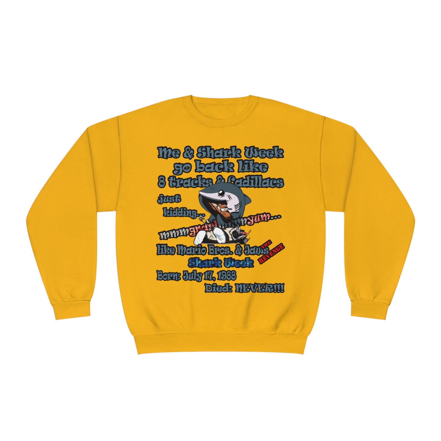 shark week - Unisex NuBlend® Crewneck Sweatshirt