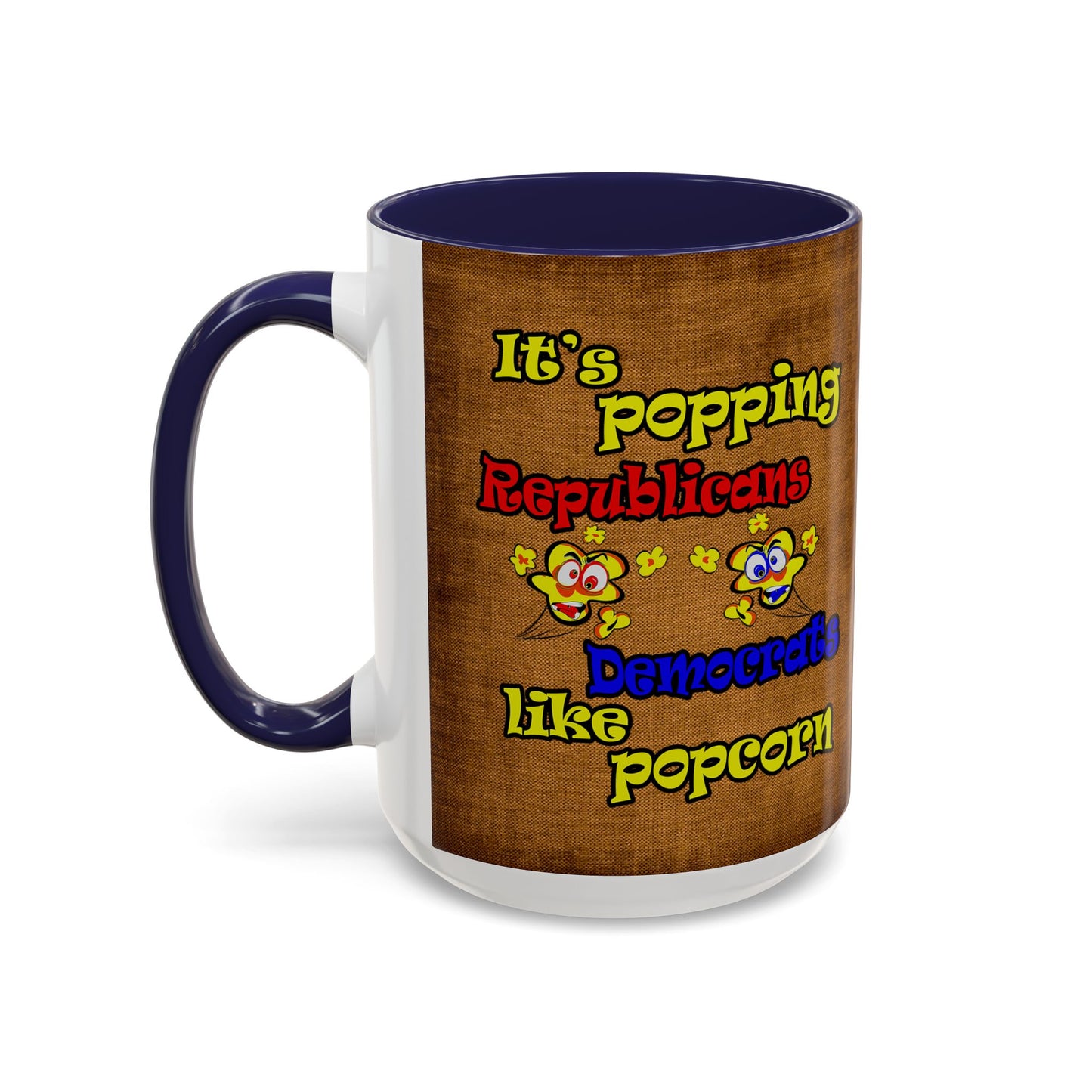 popping like popcorn - Accent Mug (brown papyrus)