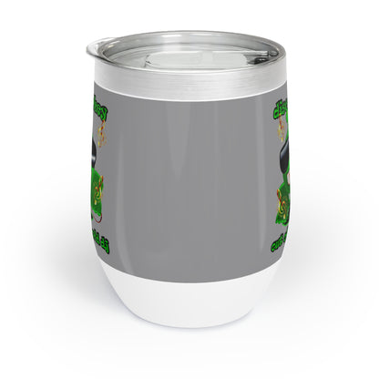 disc jockey - Chill Wine Tumbler (grey)