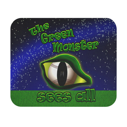green monster - Mouse Pad (Rectangle) ('snoops' background)