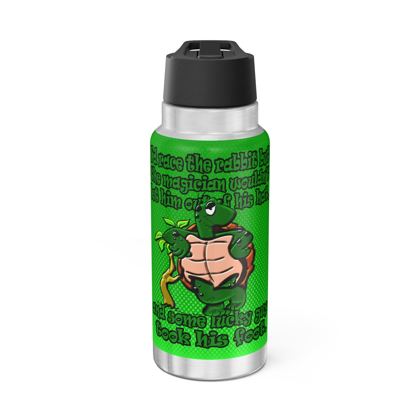 turtle race - Gator Tumbler, 32oz  (logo green)