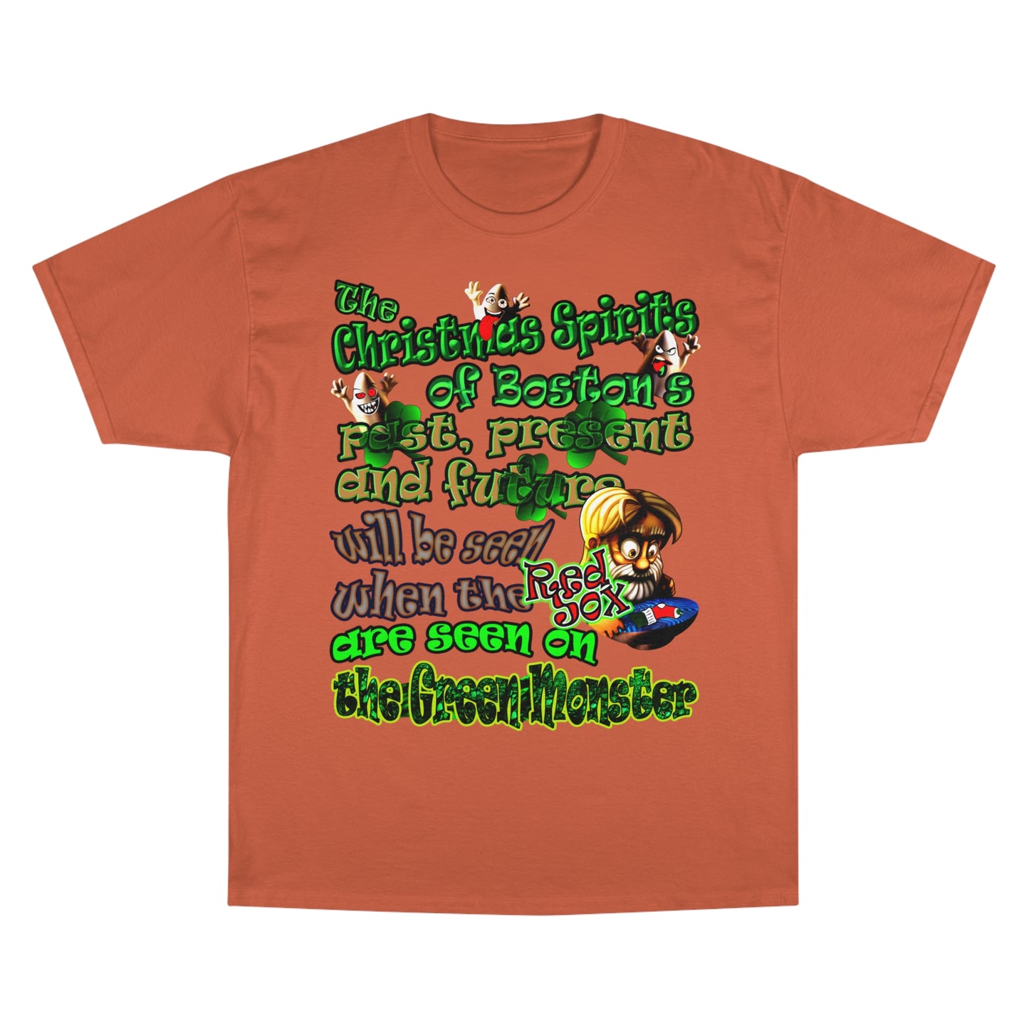 christmas spirits of boston - Champion T-Shirt