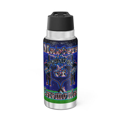 em cee squared - Gator Tumbler, 32oz ('snoops' background)