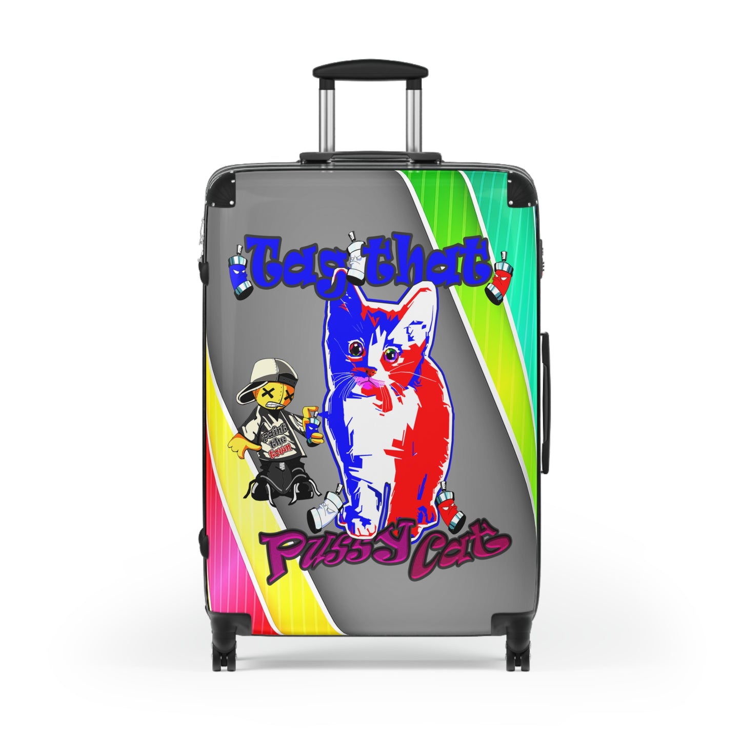 tag that - Suitcase (rainbow split)