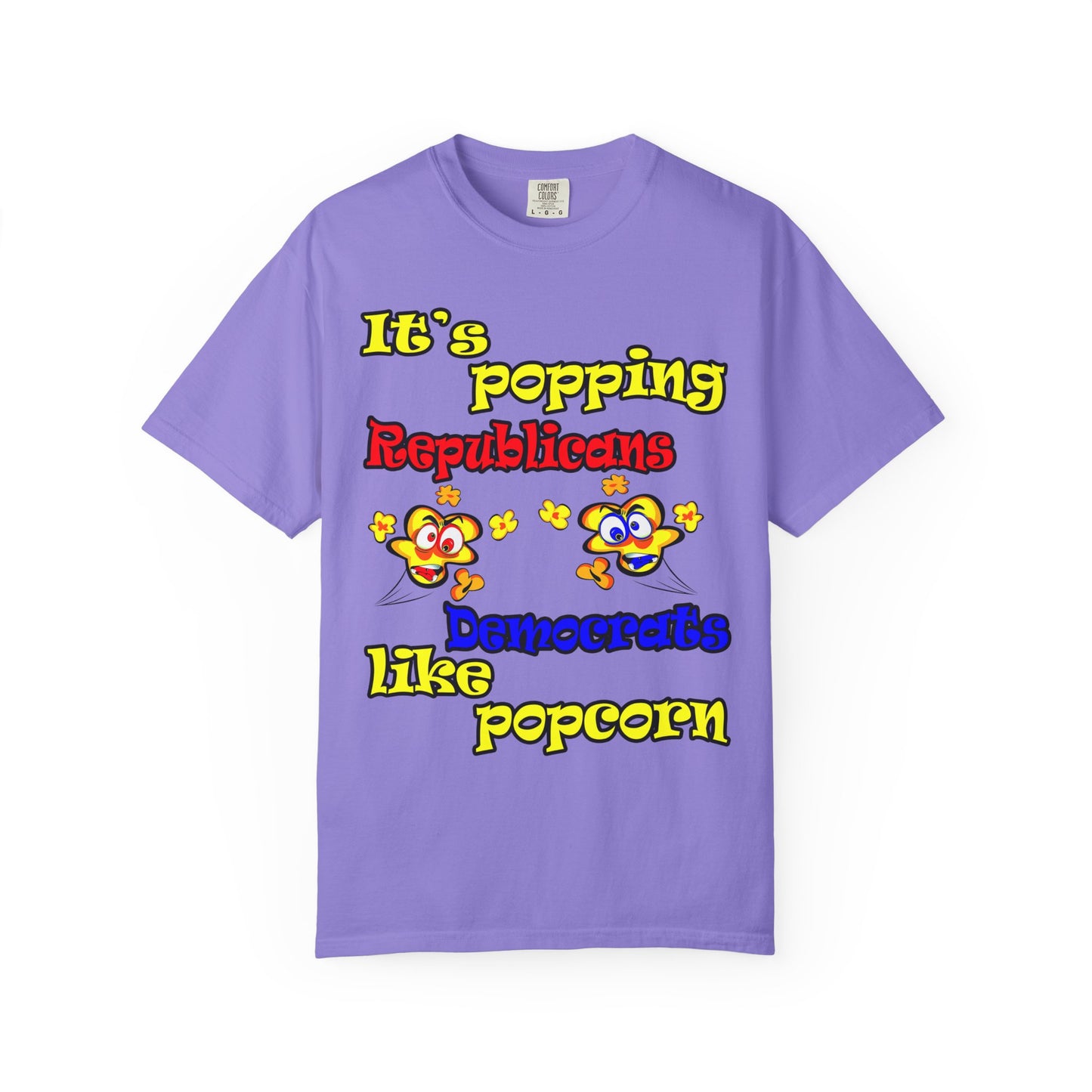 popping like popcorn - Unisex Garment-Dyed T-shirt
