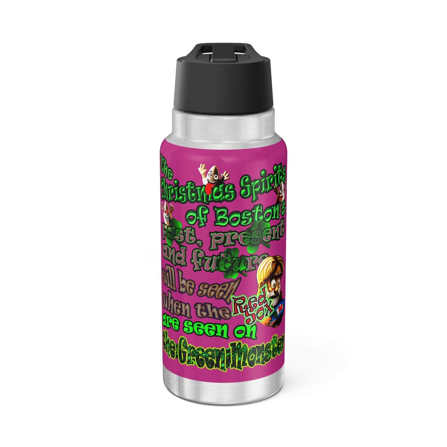 christmas spirits of boston - Gator Tumbler, 32oz (pink)