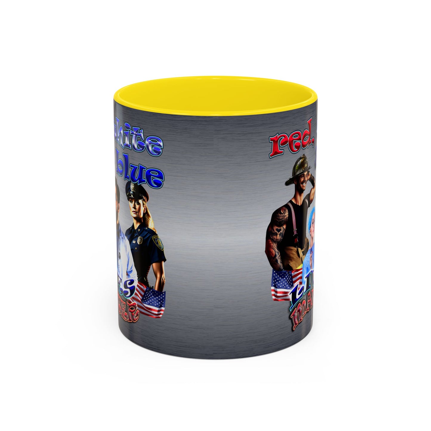 rw&b lives matter - Accent Mug (brushed nickel)