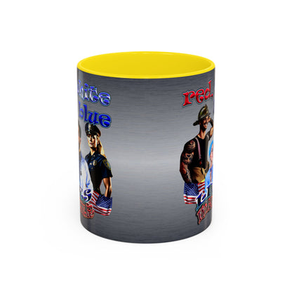 rw&b lives matter - Accent Mug (brushed nickel)