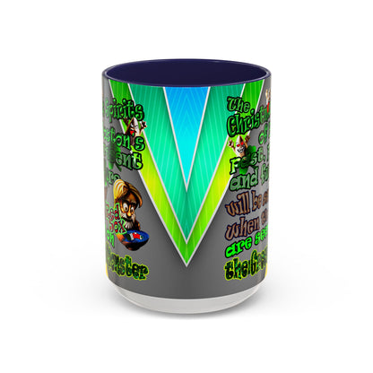 christmas spirits of boston - Accent Mug (rainbow split)