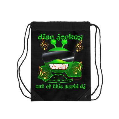 disc jockey - Drawstring Bag (black)