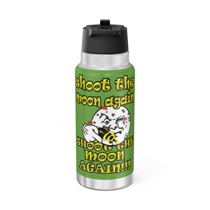 shoot the moon again - Gator Tumbler, 32oz (green)