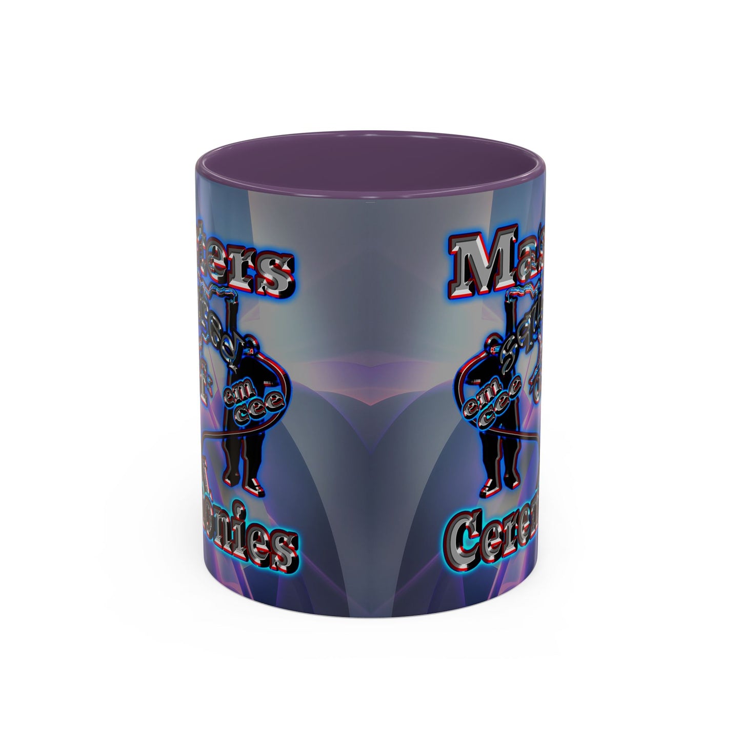 em cee squared - Accent Mug (grey-pink wave)