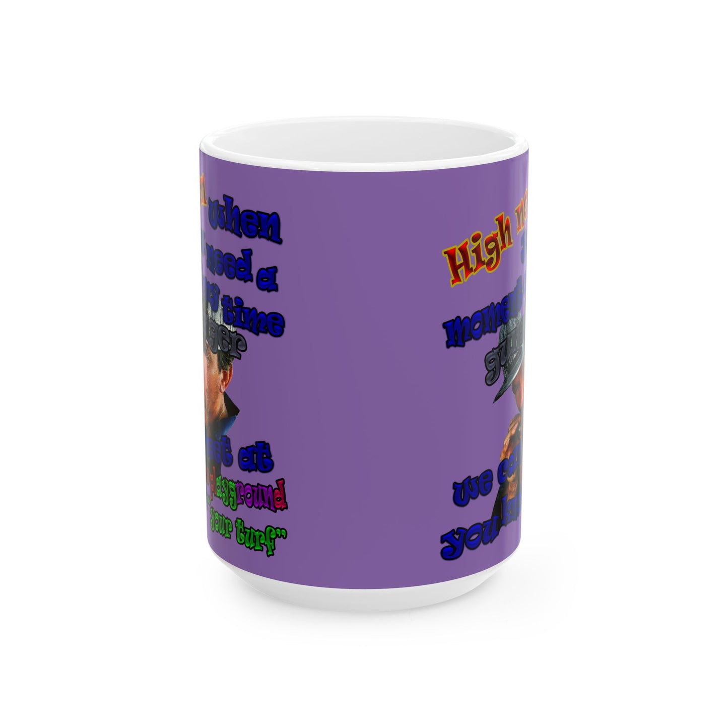 high noon - White Mug (light purple)