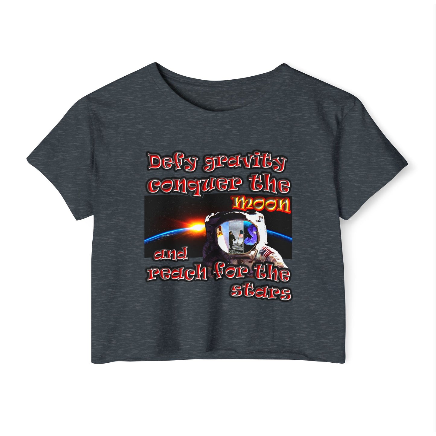 defy conquer reach - Women's Festival Crop Top