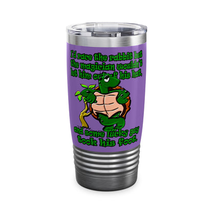 turtle race - Ringneck Tumbler, 20oz (light purple)