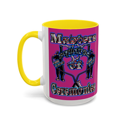 em cee squared - Accent Mug (pink)