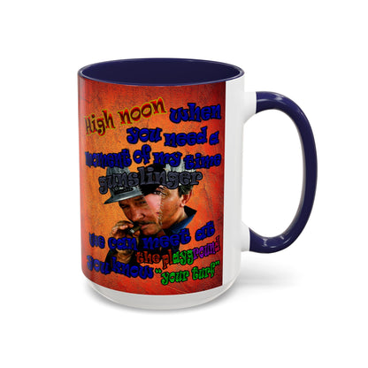 high noon - Accent Mug (burnt orange)