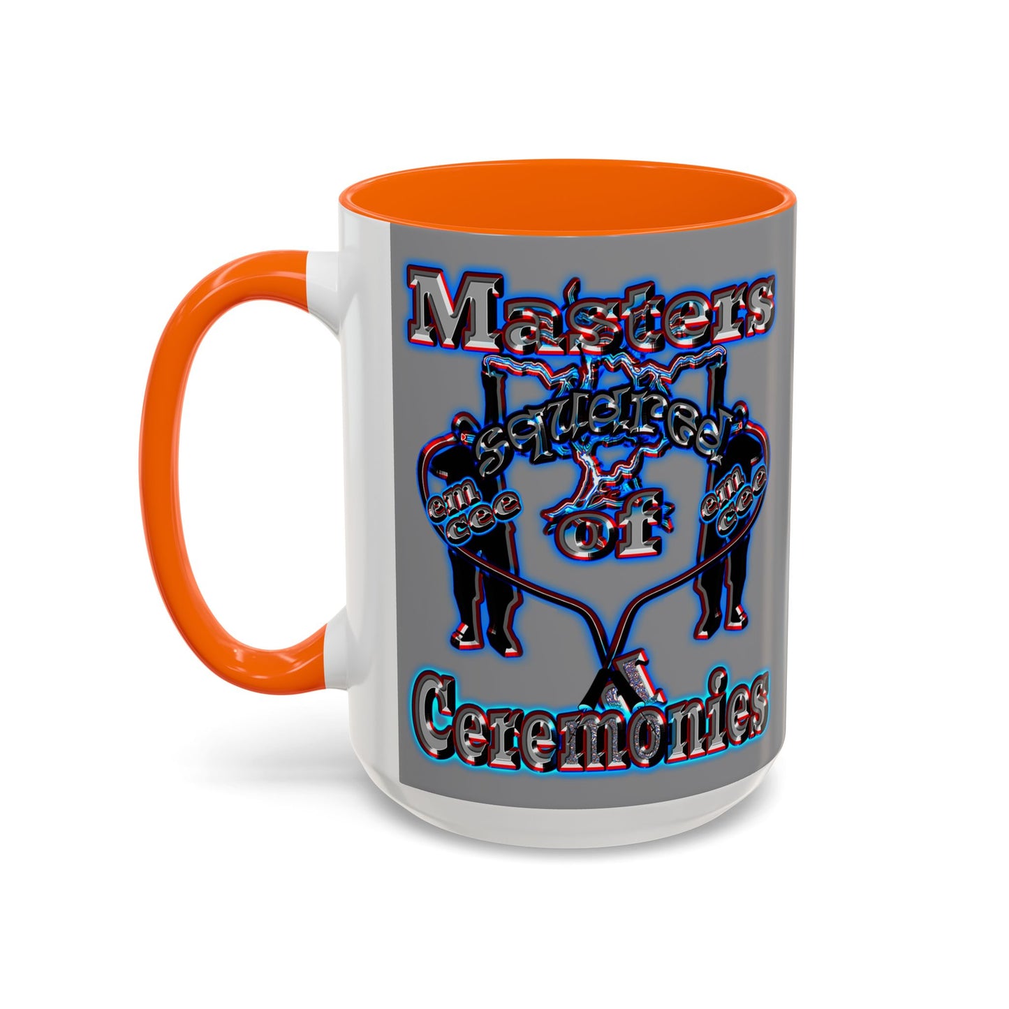 em cee squared - Accent Mug (grey)