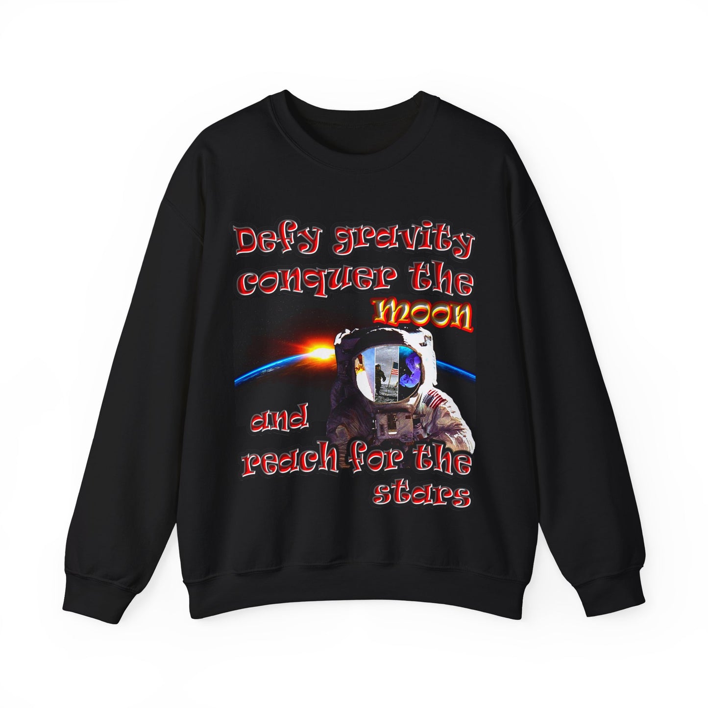 defy conquer reach - Unisex Heavy Blend™ Crewneck Sweatshirt