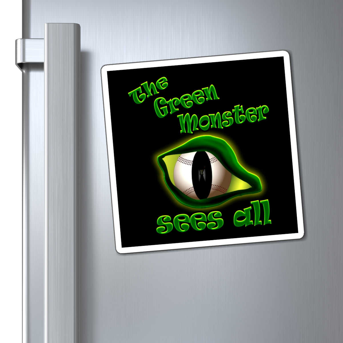 green monster - Magnets - (black)