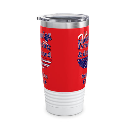 american wing - Ringneck Tumbler, 20oz (red)