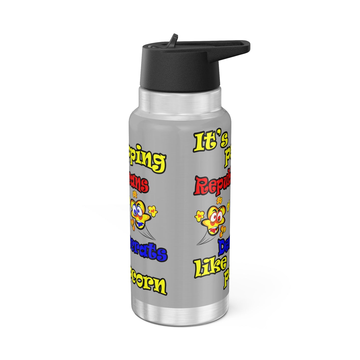 popping like popcorn - Gator Tumbler, 32oz (light grey)
