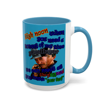 high noon - Accent Mug (turquoise)