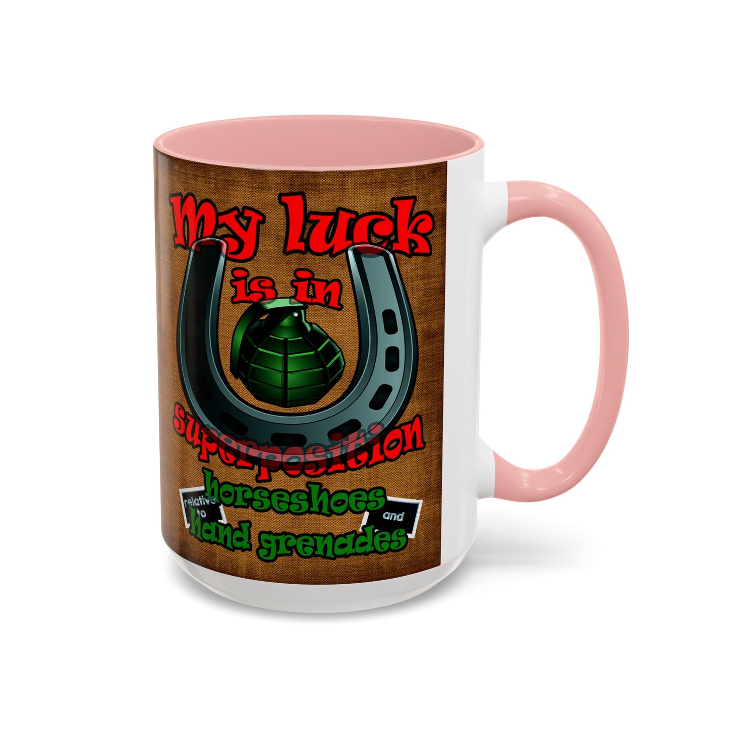 my luck - Accent Mug (brown papyrus)