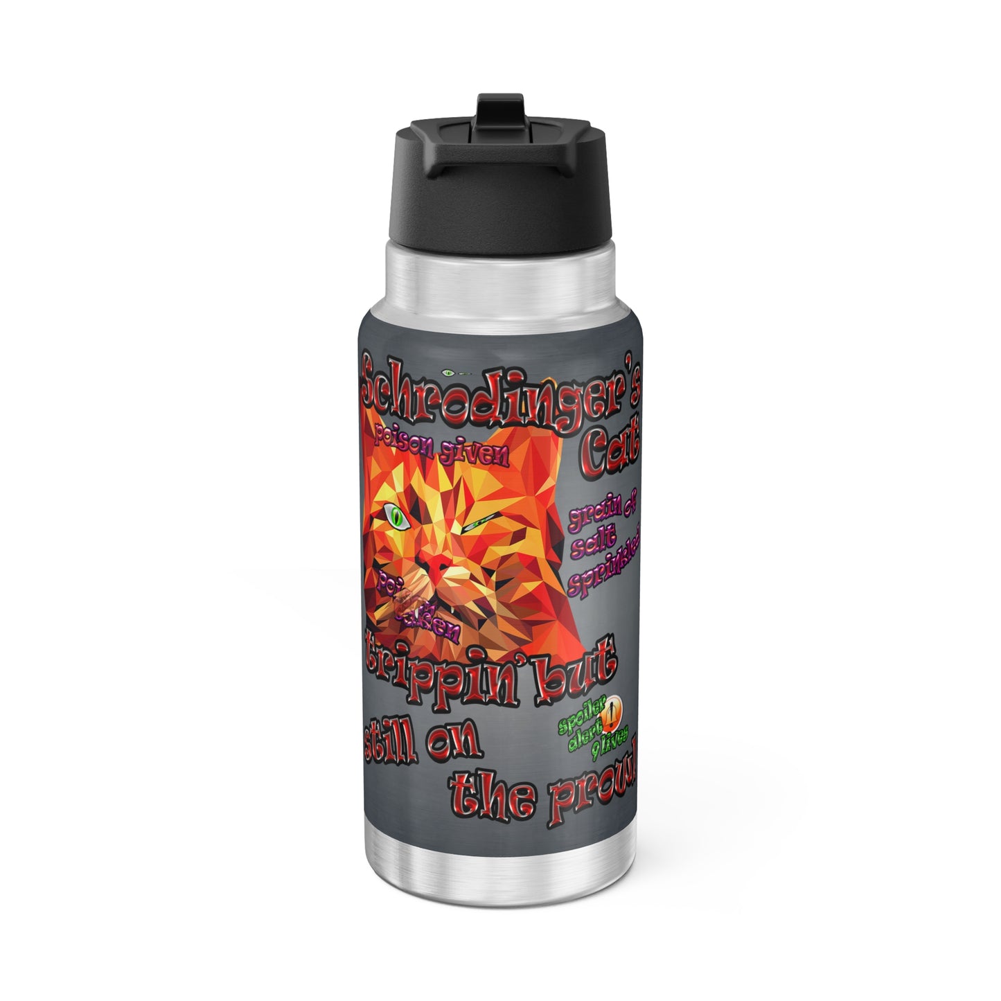 schrodinger's cat - Gator Tumbler, 32oz  (grey-light grey)