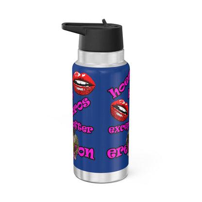 hoes b4 bros - Gator Tumbler, 32oz (dark blue)