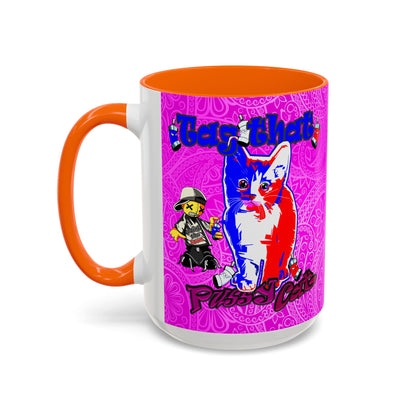 tag that - Accent Mug (pink swirl)