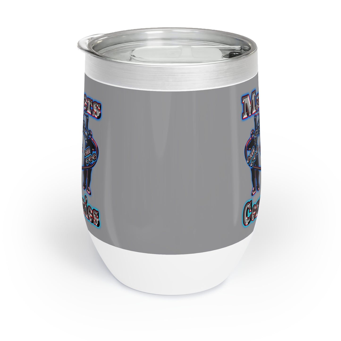 em cee squared - Chill Wine Tumbler (grey)