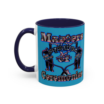 em cee squared - Accent Mug (turquoise)