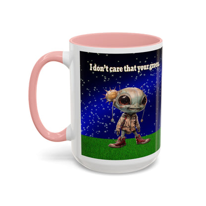 I don't care that your grey - Accent Mug ('snoops' background)