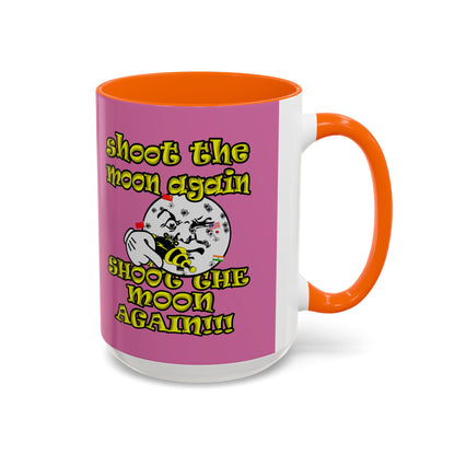 shoot the moon again - Accent Mug (light pink)