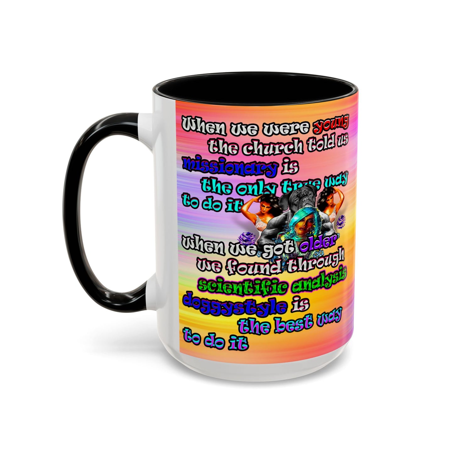doggystyle - Accent Mug (color blur)