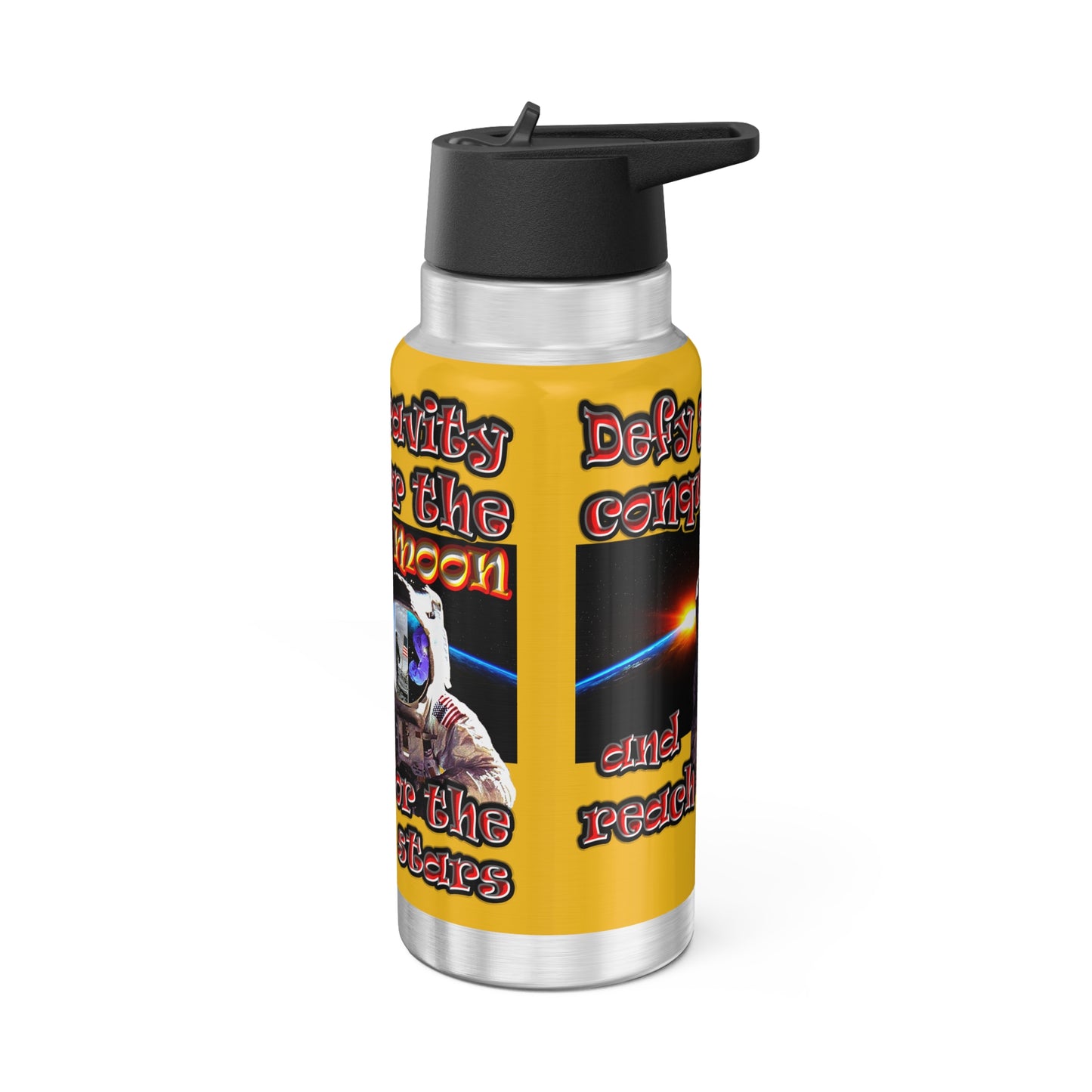 defy conquer reach - Gator Tumbler, 32oz (yellow)