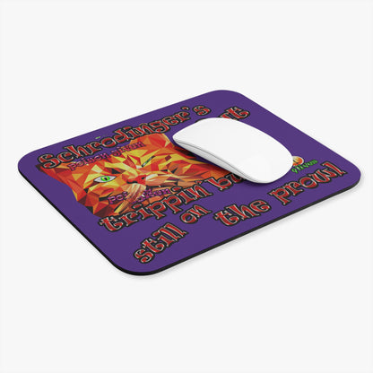 schrodinger's cat - Mouse Pad (Rectangle) (purple)