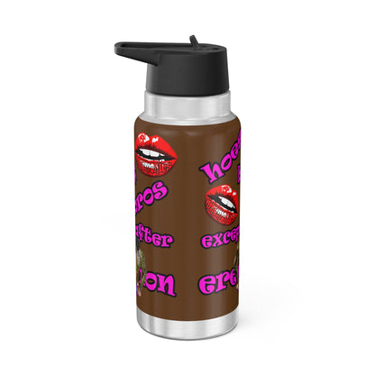 hoes b4 bros - Gator Tumbler, 32oz (brown)