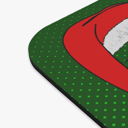 santa's shoes - Mouse Pad (Rectangle) (logo green)