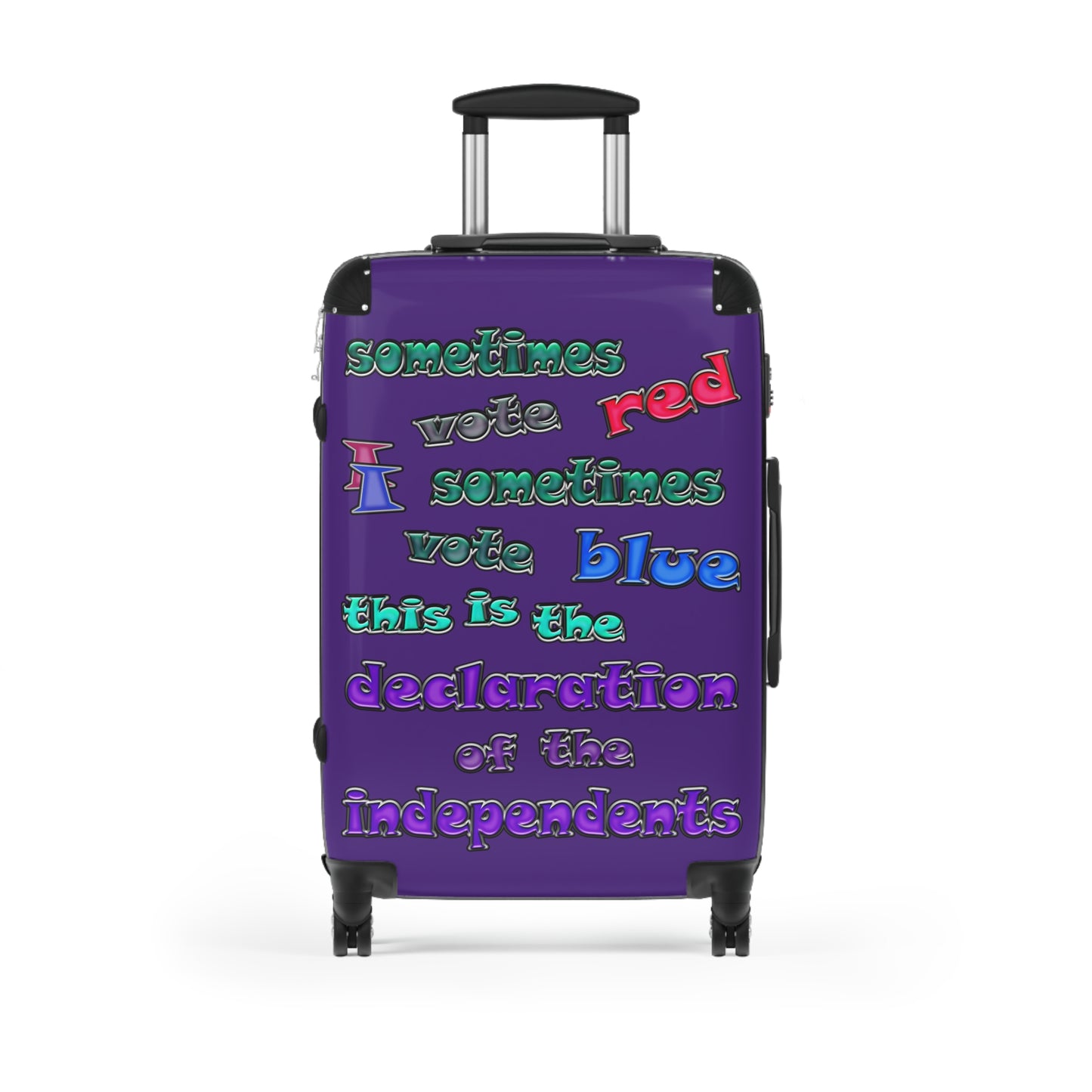 declaration of the independents - Suitcase (purple)
