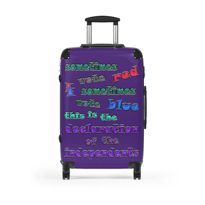 declaration of the independents - Suitcase (purple)