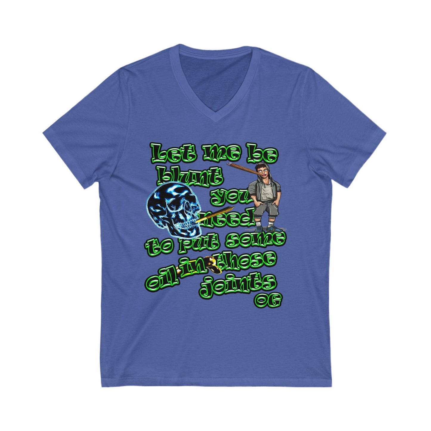 og - Unisex Jersey Short Sleeve V-Neck Tee