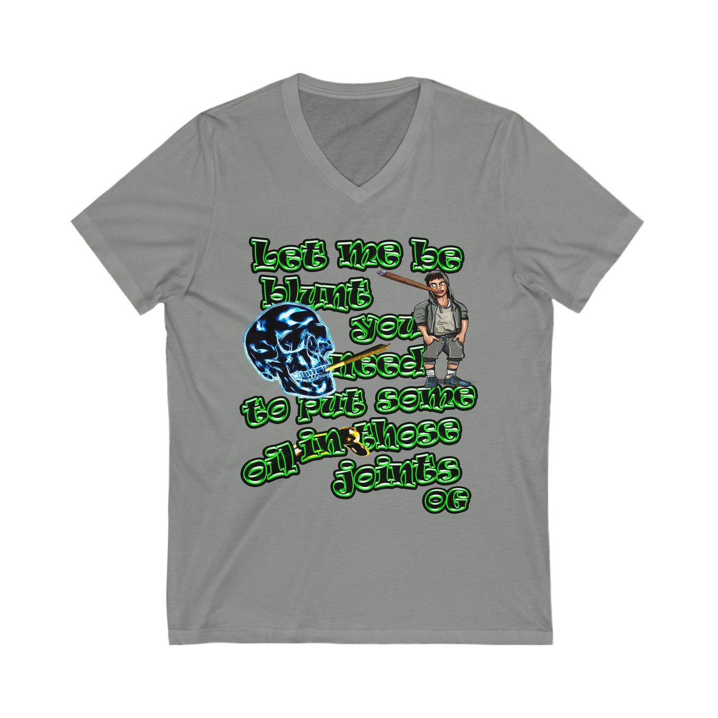 og - Unisex Jersey Short Sleeve V-Neck Tee